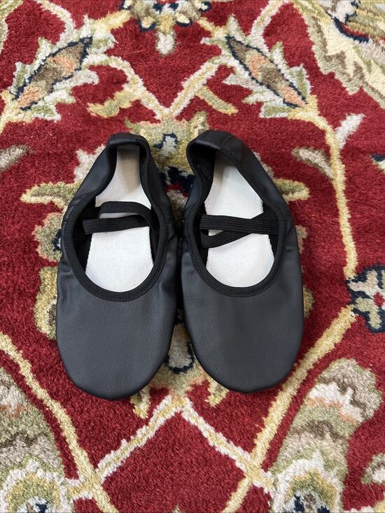 Stelle Other - NEW Stelle Girls Ballet Shoes Soft Leather Black Size 3 ML Big Kid Stella
